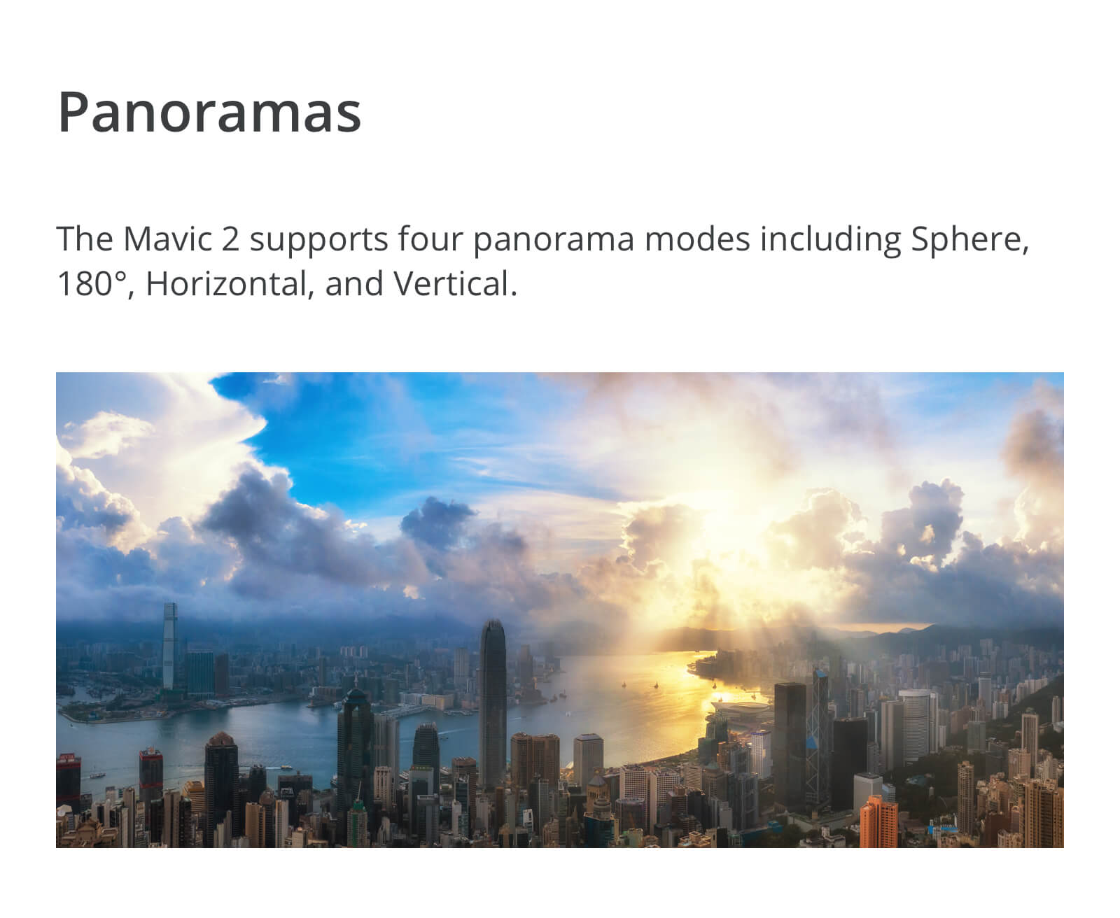 Mavic 2 pro panorama hot sale mode